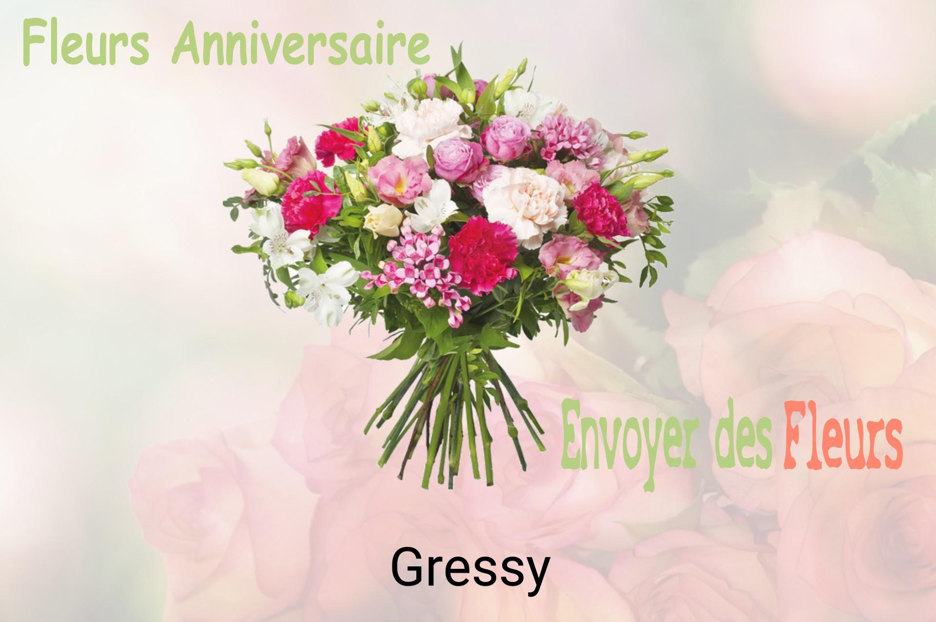 Bouquet de fleurs d’anniversaire livré à Gressy